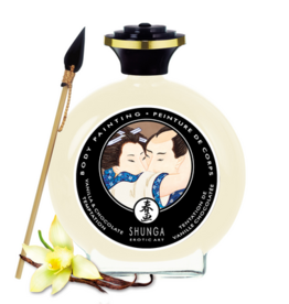 Shunga Edible Body Paint - Vanilla and Chocolate Temptations - 3.5 fl oz / 100 ml