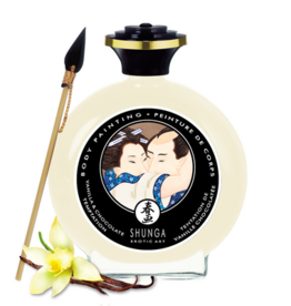 Shunga Eetbare Lichaamsverf - Vanille en Chocolade Verleidingen - 3,5 fl oz / 100 ml