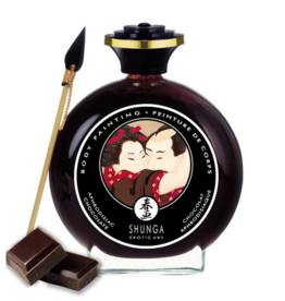 Shunga Eetbare Lichaamsverf - Aphrodiserende Chocolade - 3,5 fl oz / 100 ml