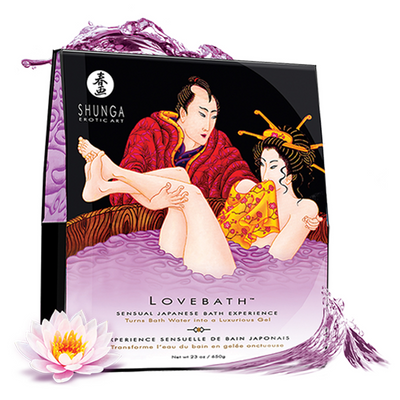 Image of Shunga Lovebath - Sensual Lotus - 20 oz / 575 gr