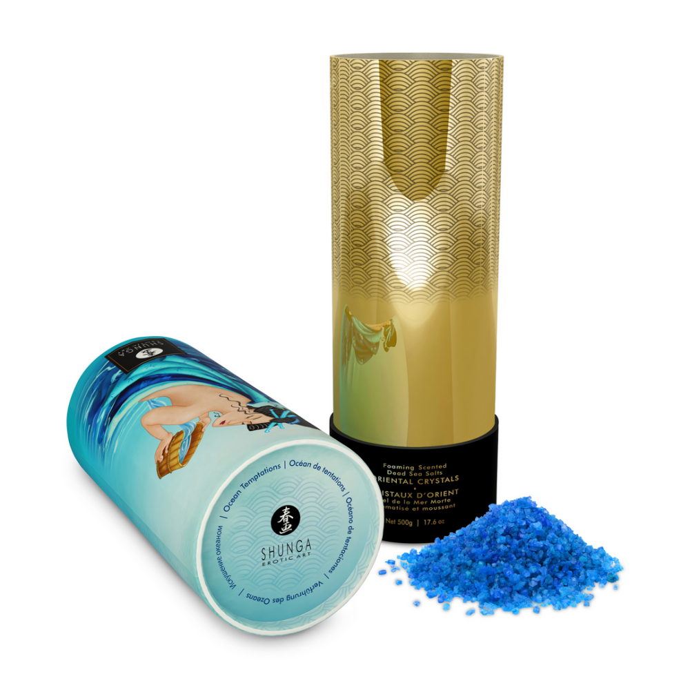 Shunga Oriental Crystals Bath Salts - Ocean Temptations - 17.6 oz / 500 gr