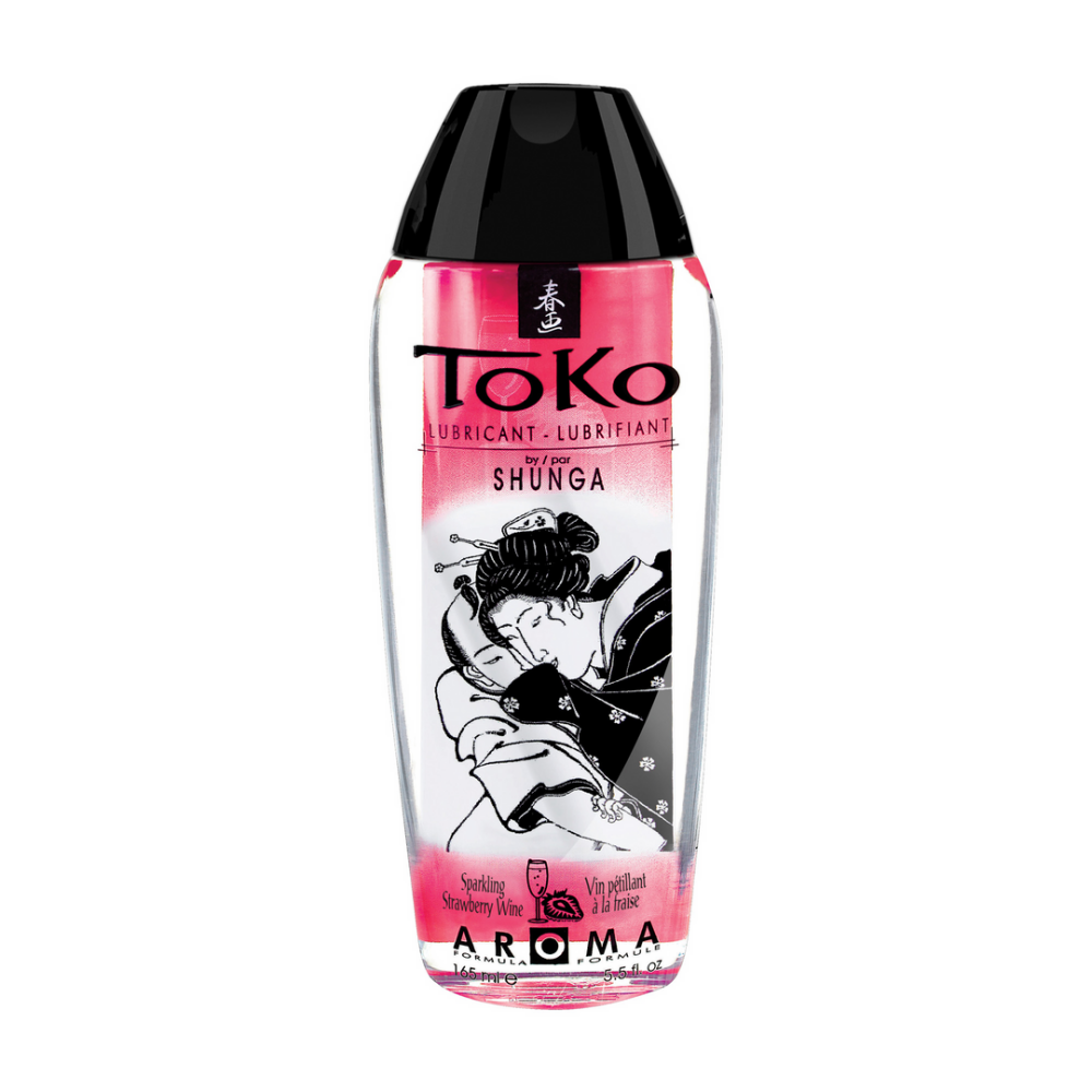 Shunga Toko Aroma - Strawberry Sparkling Wine - 5.5 fl oz / 165 ml