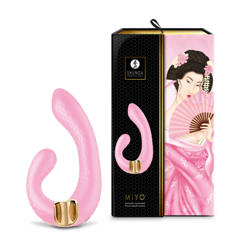 Shunga MIYO - G-Spot Vibrator - Light Pink