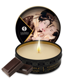 Shunga Mini Massage Candle - Intoxicating Chocolate - 1 oz / 30 ml