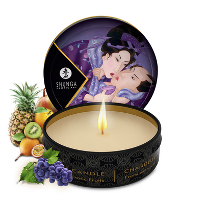 Image of Shunga Mini Massage Candle - Exotic Fruits - 1 oz / 30 ml