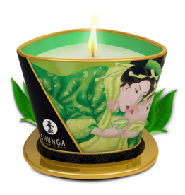 Shunga Massage Candle - Exotic Green Tea - 5.7 oz / 170 ml