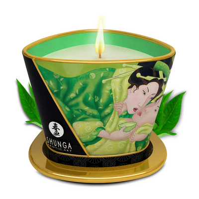 Image of Shunga Massage Candle - Exotic Green Tea - 5.7 oz / 170 ml