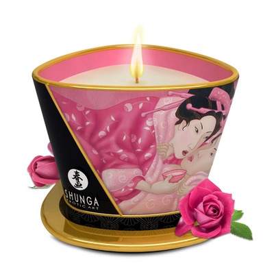 Image of Shunga Massage Candle - Roses - 5.7 oz / 170 ml