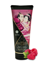 Shunga Kissable Massage Cream - Rasberry Feeling - 7 floz / 200 ml