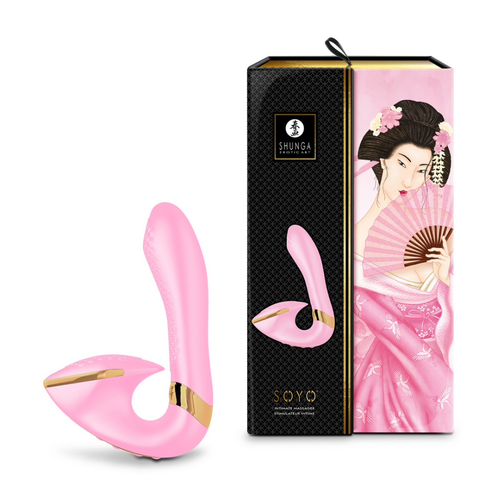 Shunga SOYO - G-Spot Vibrator - Light Pink