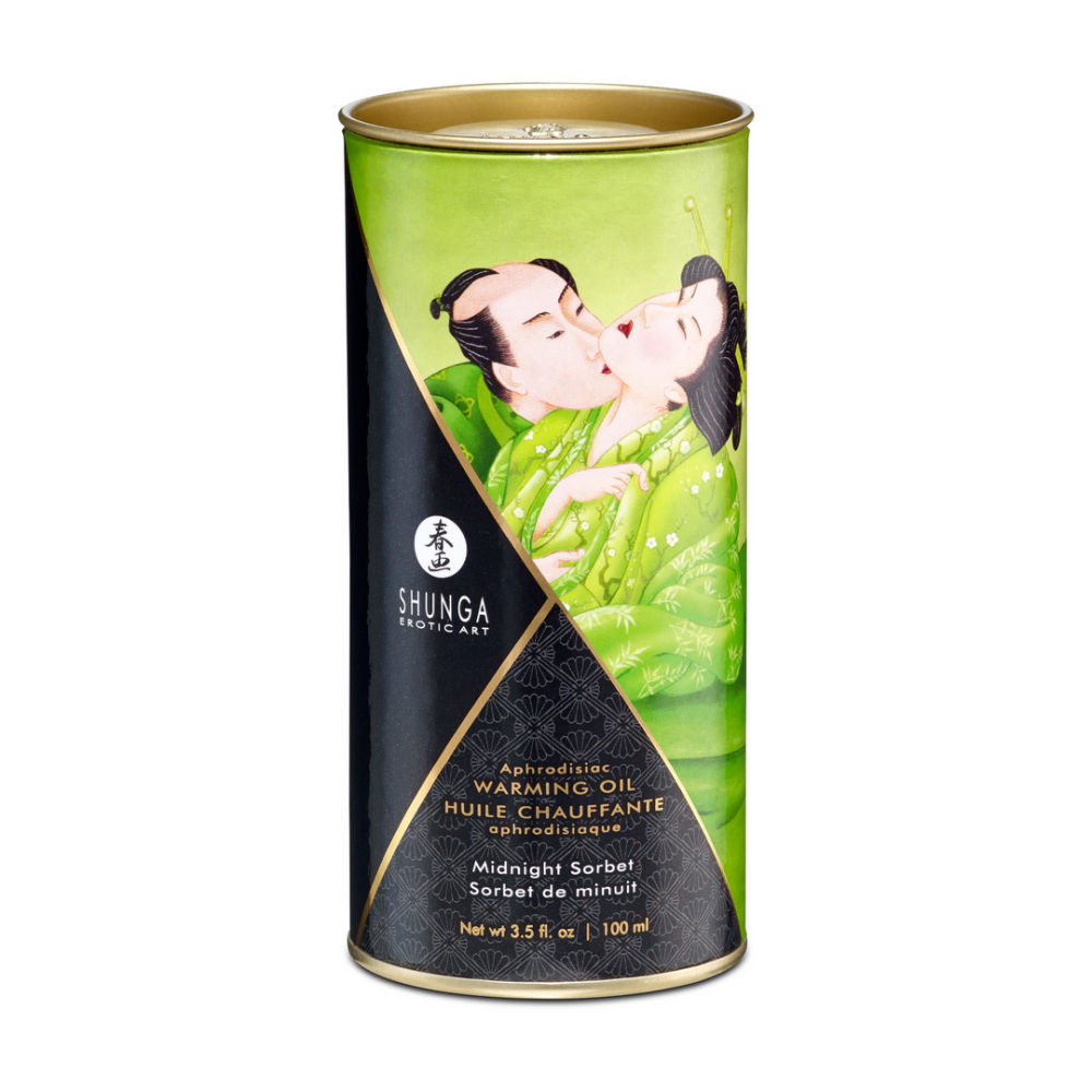 Shunga Aphrodisia Oil - Midnight Sorbet - 3.5 fl oz / 100 ml