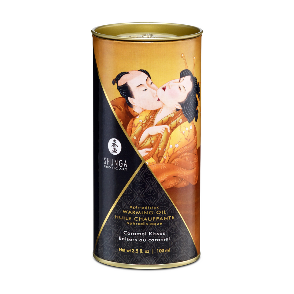 Shunga Aphrodisia Oil - Caramel Kisses - 3.5 fl oz / 100 ml