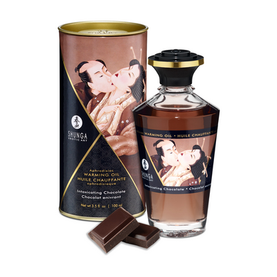 Image of Shunga Aphrodisia Oil - Intoxicating Chocolate - 3.5 fl oz / 100 ml