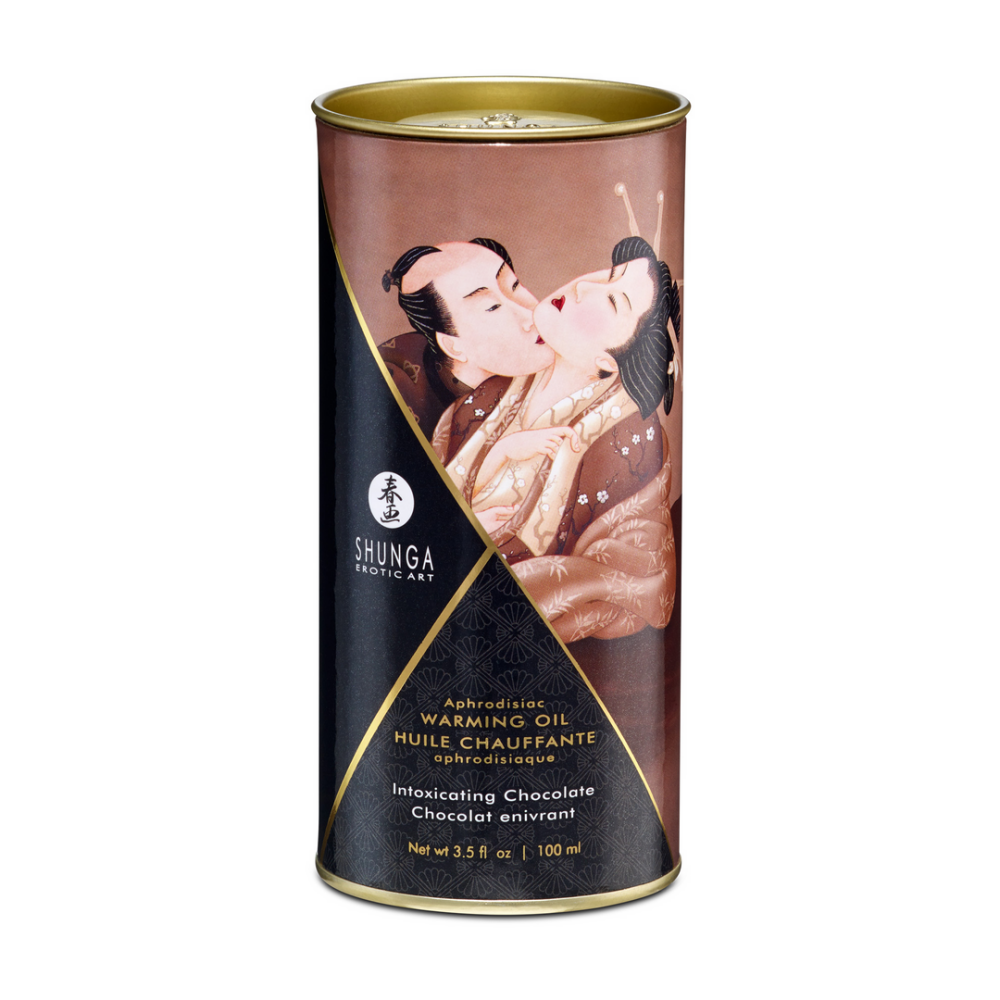 Shunga Aphrodisia Oil - Intoxicating Chocolate - 3.5 fl oz / 100 ml