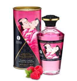 Shunga Aphrodisia Oil - Raspberry Feeling - 3.5 fl oz / 100 ml