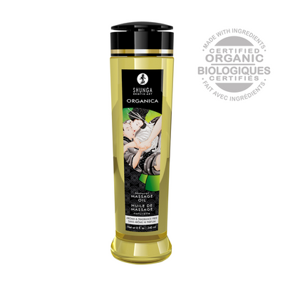 Image of Shunga Organica Massage Oil - Natural - 8 fl oz / 240 ml