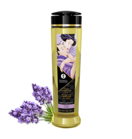 Shunga Erotic Massage Oil - Lavender - 8 fl oz / 240 ml