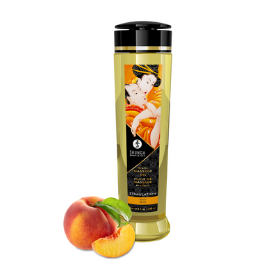 Image of Shunga Erotic Massage Oil - Peach - 8 fl oz / 240 ml