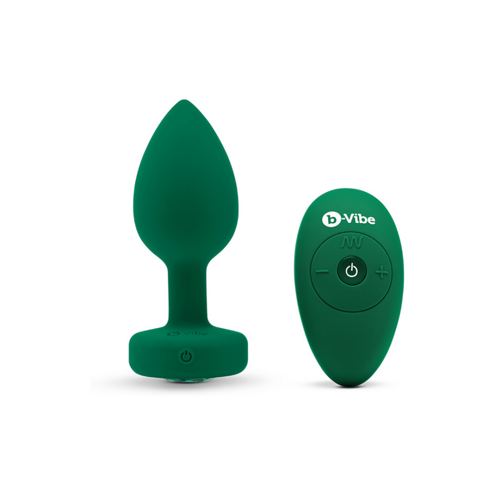 COTR Inc. Emerald - Vibrating Butt Plug - M/L