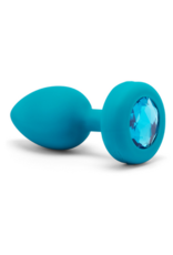 COTR Inc. Aquamarine - Vibrating Butt Plug - S/M