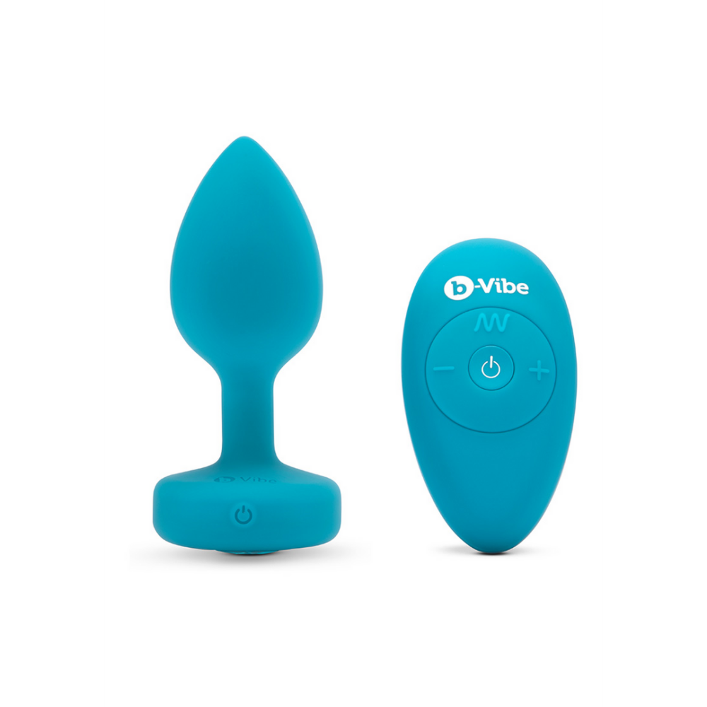 COTR Inc. Aquamarine - Vibrating Butt Plug - S/M