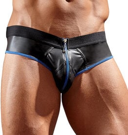 Zwart/Blauwe Heren Jock Strap, SJ21202164701