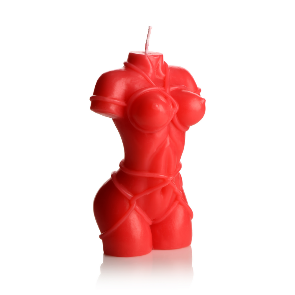 Image of XR Brands Bound Goddess - Drip Candle - Red