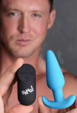 XR Brands Vibrating Silicone Butt Plug with Remote Control