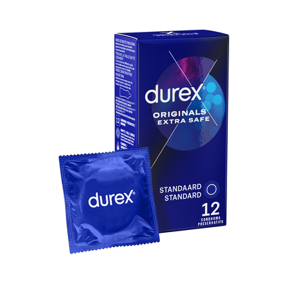 Image of Durex Originals Extra Safe - Condoms - 12 Pieces
