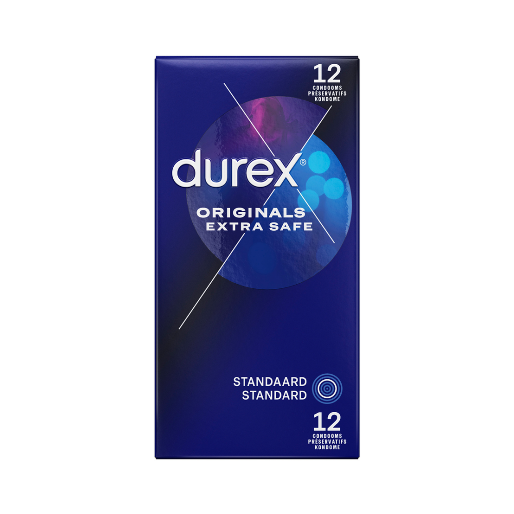 Durex Originals Extra Safe - Condoms - 12 Pieces