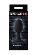 Prowler Red Weighted Butt Plug - Large 5.5 / 14 cm