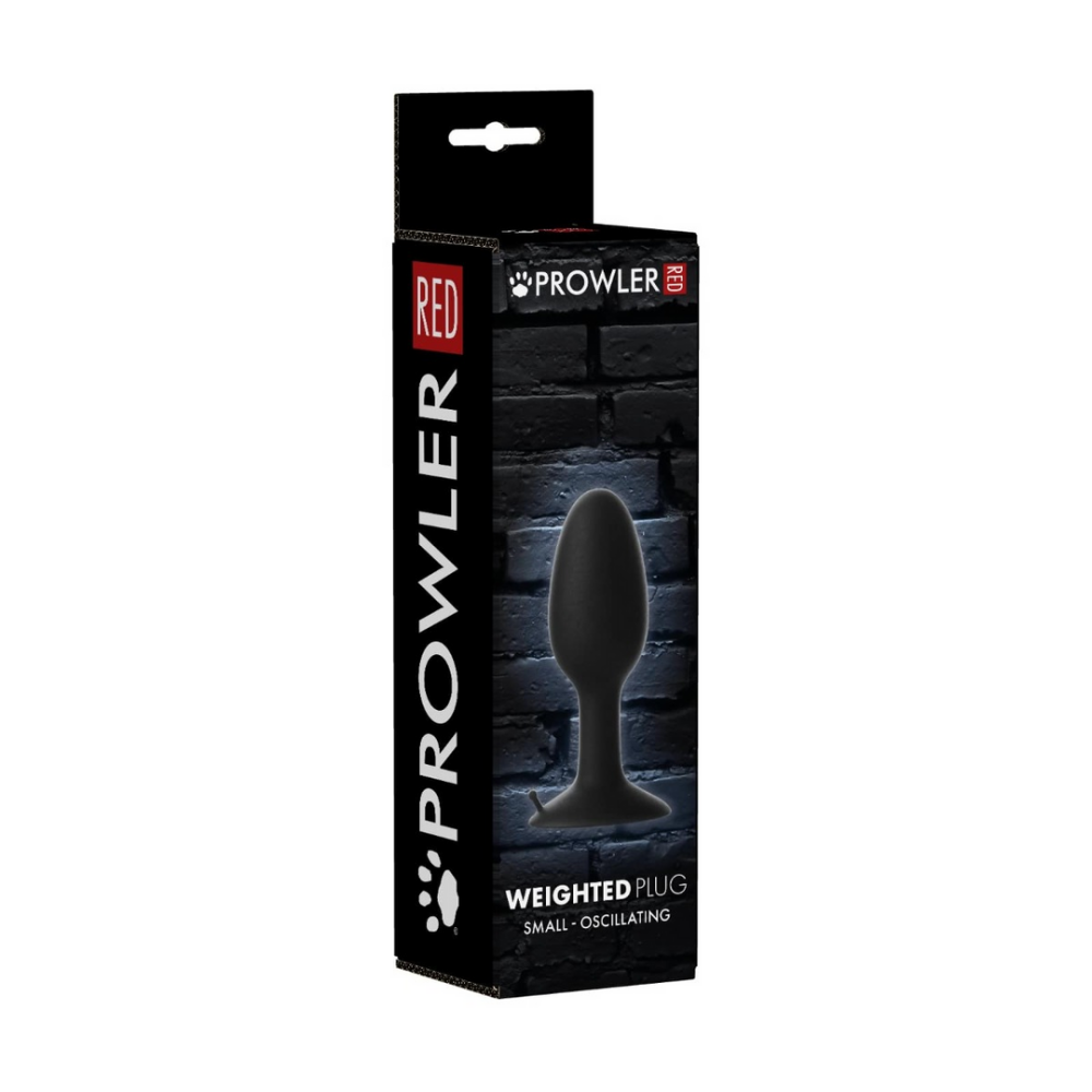 Prowler Red Weighted Butt Plug - Small 3.9 / 10 cm
