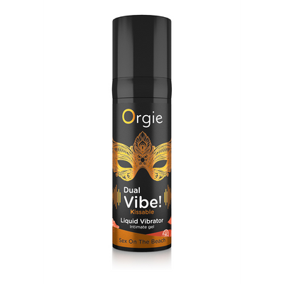 Image of Orgie Dual Vibe! Kissable Liquid Vibrator - Sex On The Beach - 0.5 fl oz / 15 ml 