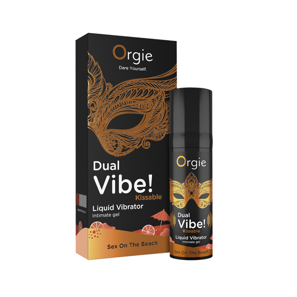 Orgie Dual Vibe! Kissable Liquid Vibrator - Sex On The Beach - 0.5 fl oz / 15 ml