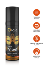Orgie Dual Vibe! Kissable Liquid Vibrator - Sex On The Beach - 0.5 fl oz / 15 ml