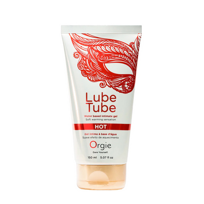 Image of Orgie Lube Tube Hot - Waterbased Lubricant with a Warming Effect - 5 fl oz / 150 ml 