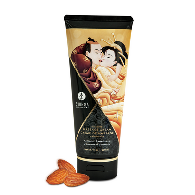 Image of Shunga Kissable Massage Cream - Almond Sweetness - 7 floz / 200 ml