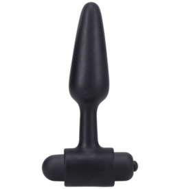 Doc Johnson Vibrating Butt Plug - 4 / 10 cm - Black