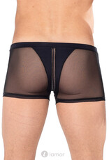 * Look Me Boxershort gemaakt van een mix van ondoorzichtige stof en fijn mesh-materiaal van het merk Look Me