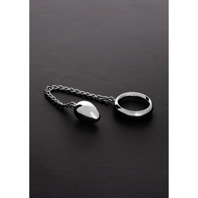 Image of Steel by Shots Donut C-Ring Anal Egg - 2 x 2 / 50/50 mm