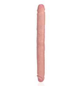 RealRock by Shots Slim Dubbel Eindige Dildo 14 / 35,6 cm - Vleeskleurig