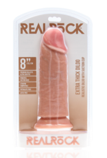 RealRock by Shots Extra Thick Straight without Balls 8 / 20,3 cm - Flesh