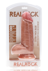 RealRock by Shots Extra Thick Straight with Balls 8 / 20,3 cm - Flesh