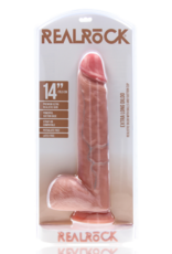 RealRock by Shots Extra Large Straight with Balls 14 / 35,5 cm - Flesh