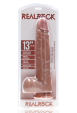 RealRock by Shots Extra Large Straight with Balls 13 / 33 cm - Tan