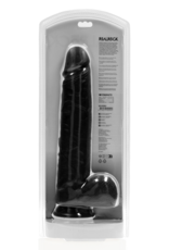 RealRock by Shots Extra Large Straight with Balls 13 / 33 cm - Black