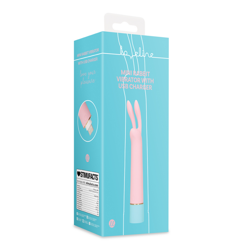 Loveline by Shots Mini-Rabbit vibrator met USB-poort