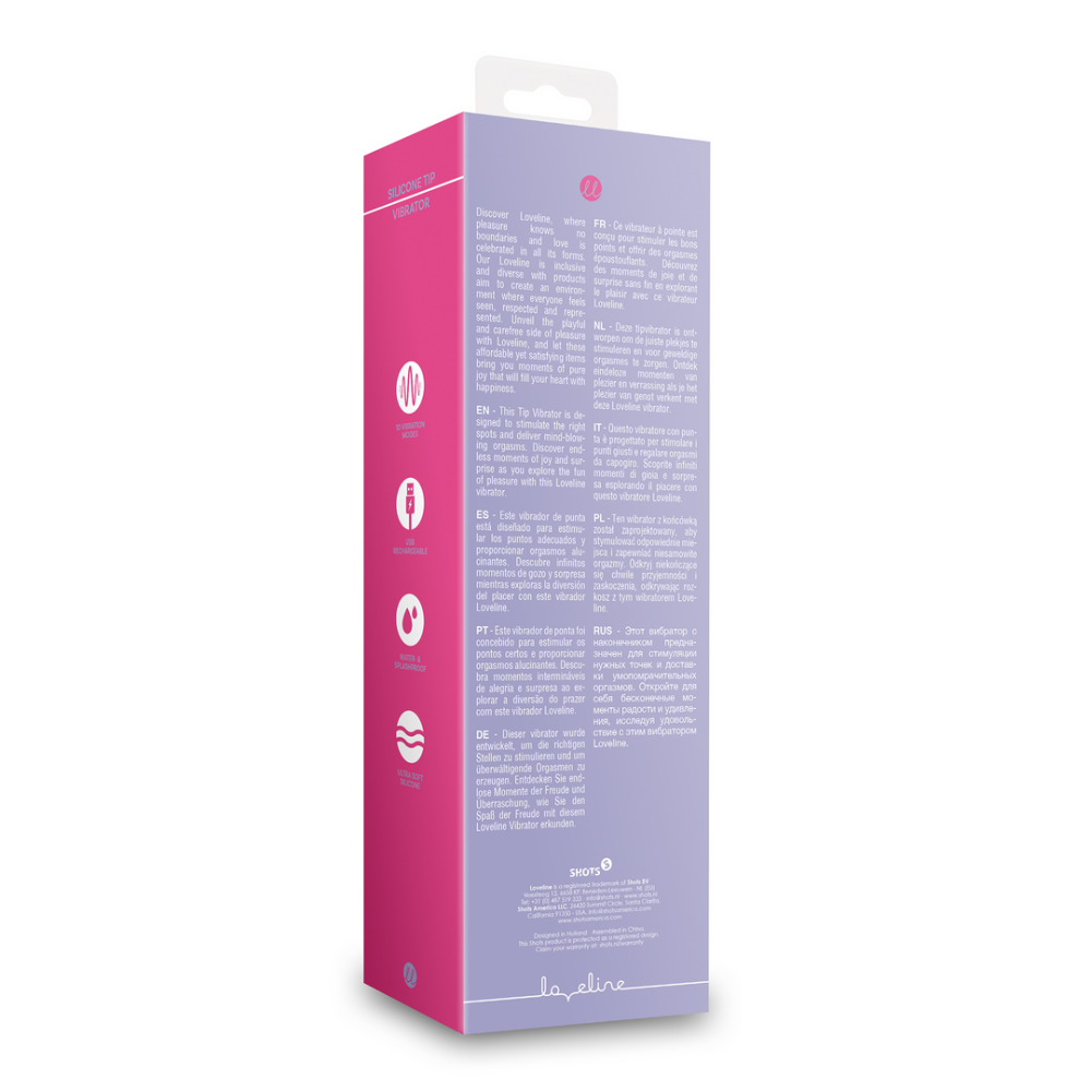 Loveline by Shots Siliconen Tip Vibrator - Nacht Magie