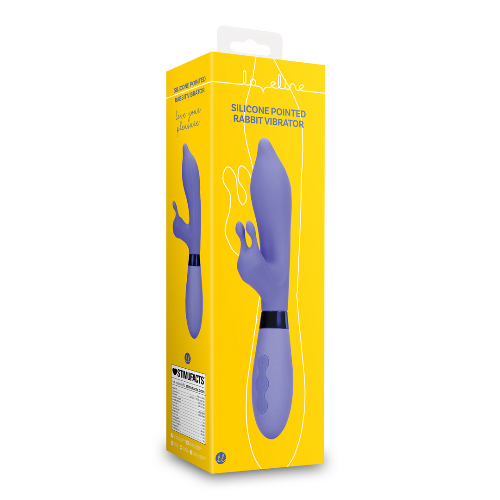 Loveline by Shots Siliconen Puntige Konijnen Vibrator - Protanopia