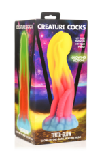 XR Brands Tenta Glow - Glow-in-the-Dark Silicone Dildo